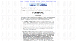 Desktop Screenshot of furudera.thetempleguy.com